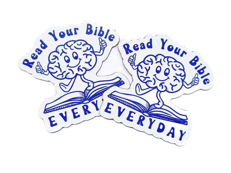 Scripture Brain Google Happy Brain Bible Reading Magnets - GINGERS
